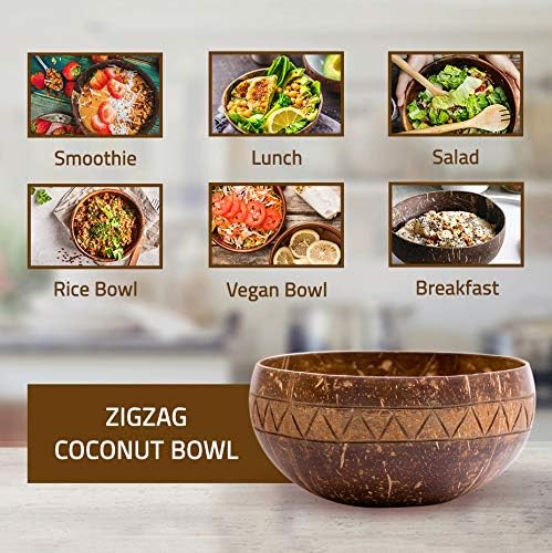 Zigzag Coconut Bowl
