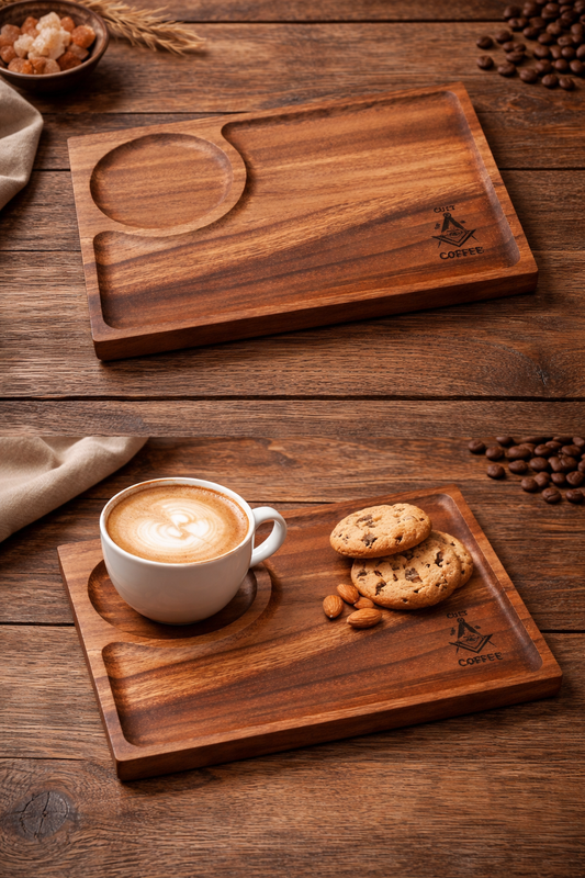 Custom Wooden Serving Tray