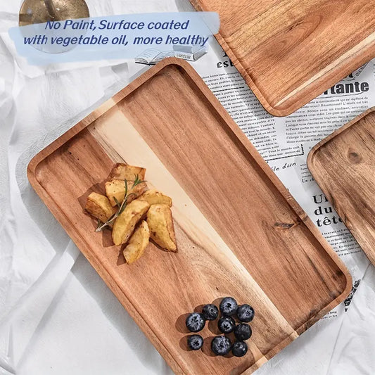 Custom Made Eco-Friendly Wooden Tray | For Breakfast, Hotel, Home, or Personal Use | Naturaware UAE"