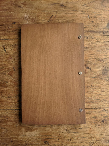 Wooden menu Cover