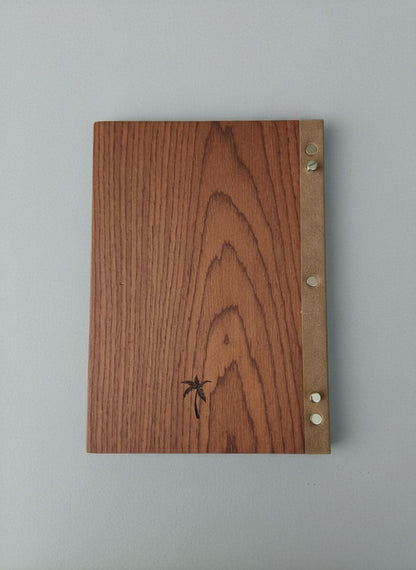 Luxury wooden menu-Walnut wood