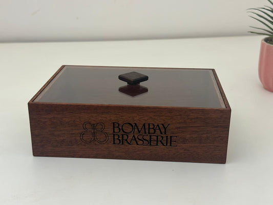Wooden Box with custom Branding