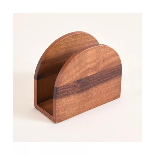 Custom made wooden napkin holder